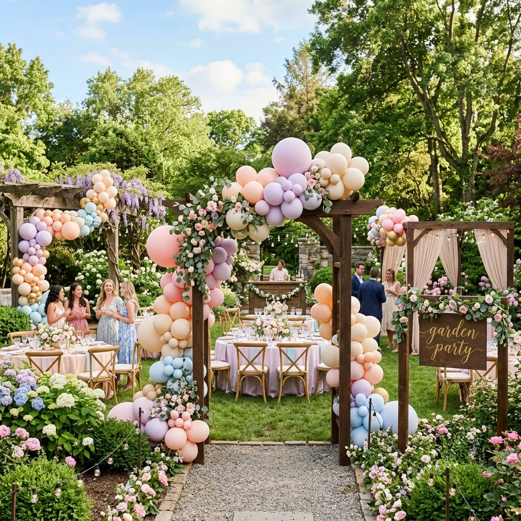 Açık Hava Etkinliklerinde Balon Süsleme