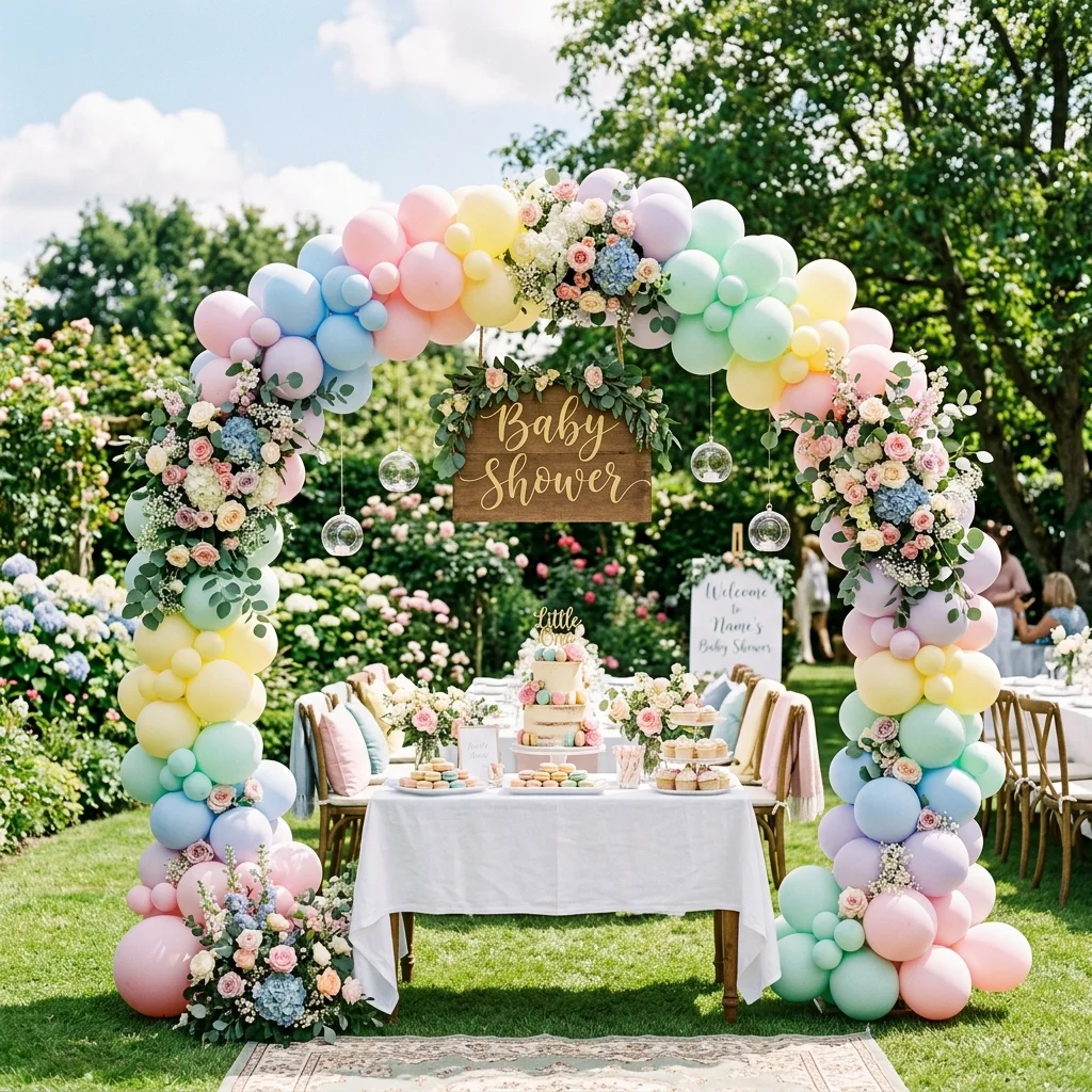 Yaz Bahçesi Bebek Odası ve Baby Shower Konsept Süslemeleri