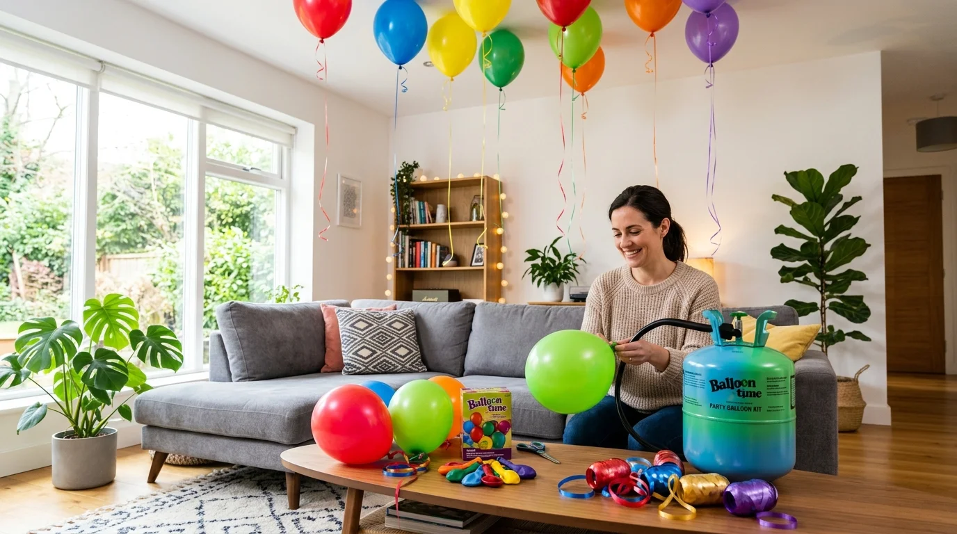Evde Helyum Balon Nasıl Şişirilir? Pratik ve Güvenli Yöntemler